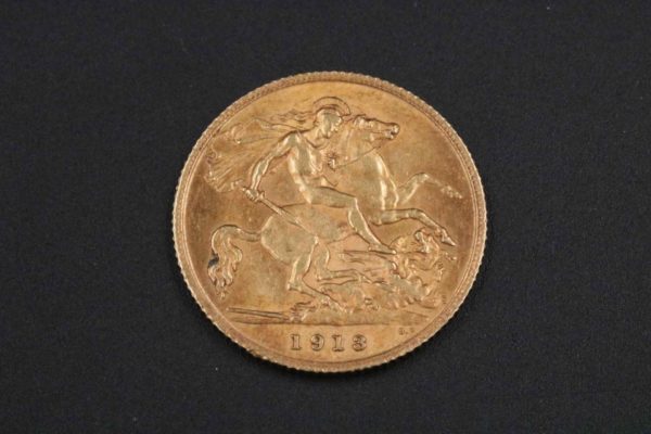 05 - 100.2_1913 George V Gold Half Sovereign_95658