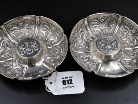 05 - 12.1_Pair of Silver Scalloped Dishes_95567