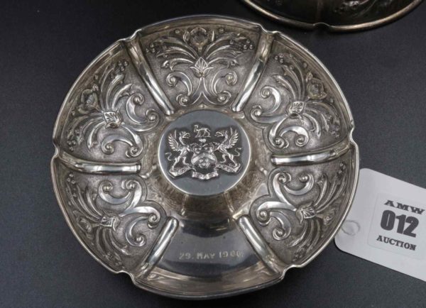 05 - 12.3_Pair of Silver Scalloped Dishes_95567