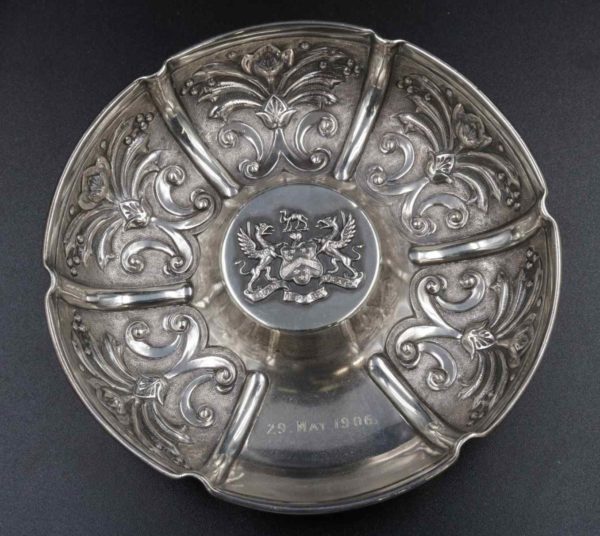 05 - 12.4_Pair of Silver Scalloped Dishes_95567