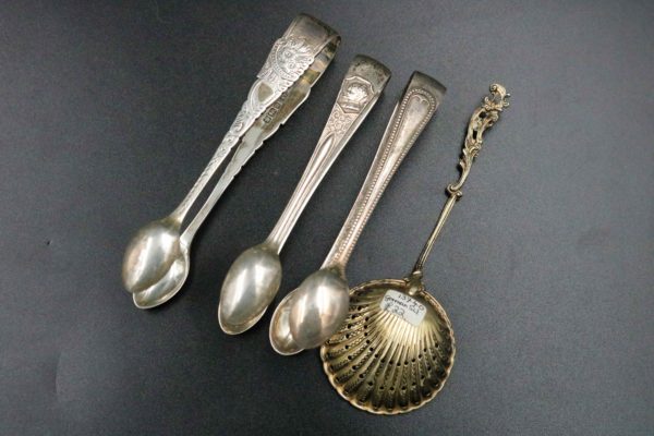 05 - 125.4_Collection of silver mustard items_98363