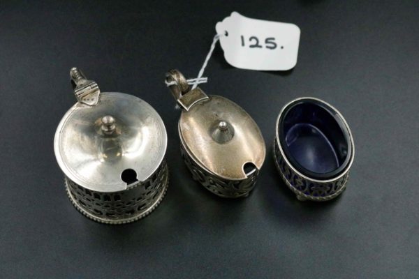 05 - 125.7_Collection of silver mustard items_98363