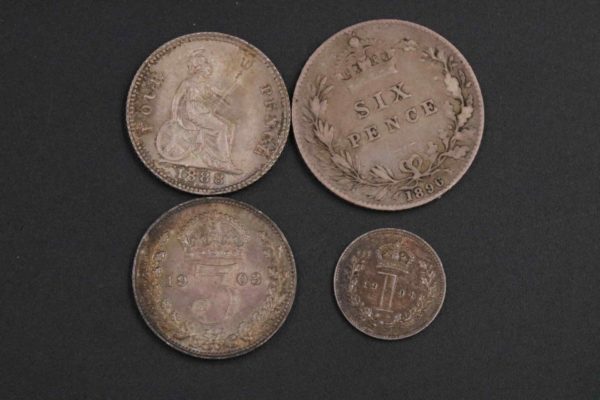 05 - 126.3_Victoria and Edward VII Small Silver Coins_95684