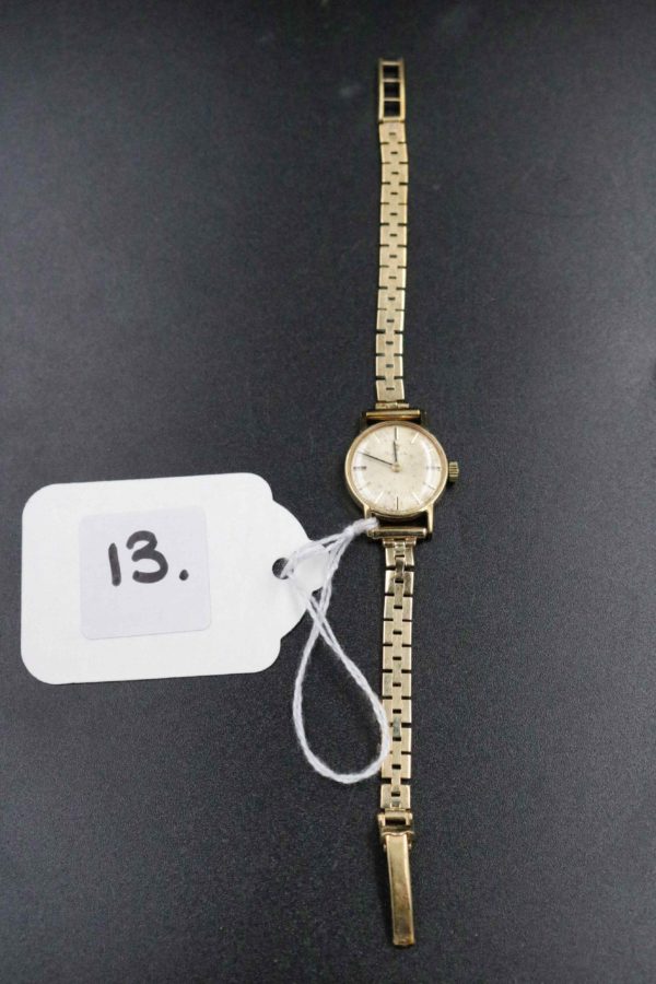 05 - 13.8_9ct gold ladies Omega watch_97569