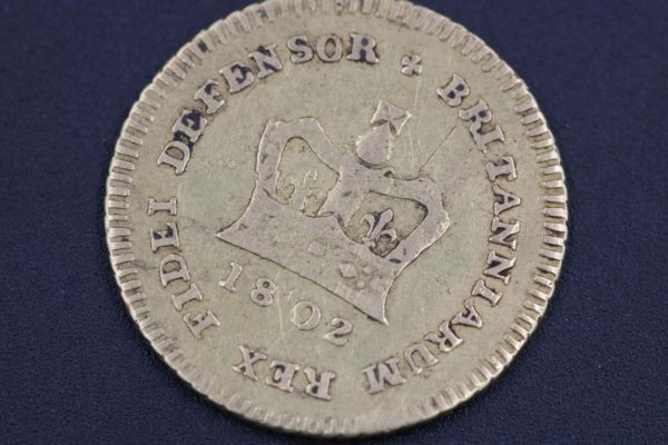 05 - 132.6_George III 1802 Gold Third Guinea Coin_95690