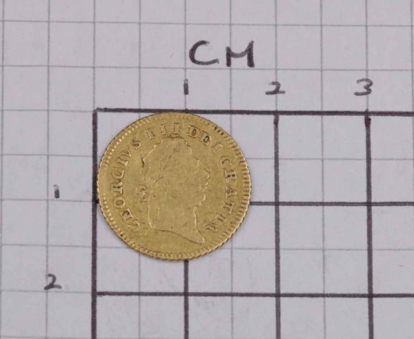 05 - 132.8_George III 1802 Gold Third Guinea Coin_95690