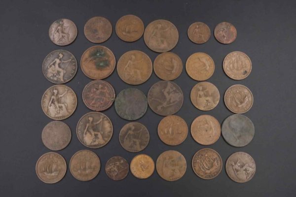 05 - 135.7_Collection of Copper Coins_95693