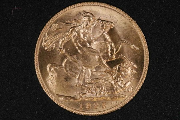 05 - 139.5_1925 George V Gold Sovereign V.F_95697