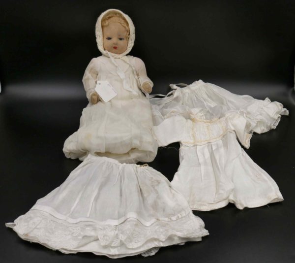 05 - 144.1_Vintage childs doll with glass eyes_98382