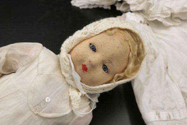 05 - 144.2_Vintage childs doll with glass eyes_98382