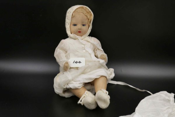 05 - 144.3_Vintage childs doll with glass eyes_98382