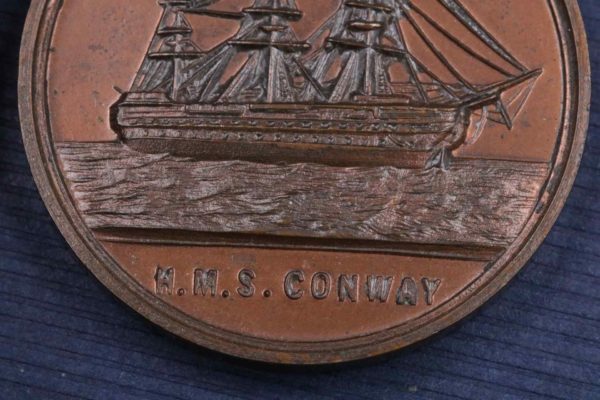 05 - 149.7_HMS Conway Bronze Medallion_95707