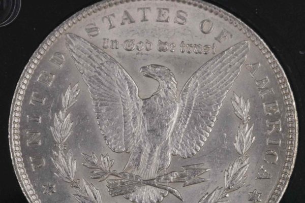 05 - 150.6_Genuine Uncirculated Morgan Silver Dollar 1889 90 Percent Silver_95708