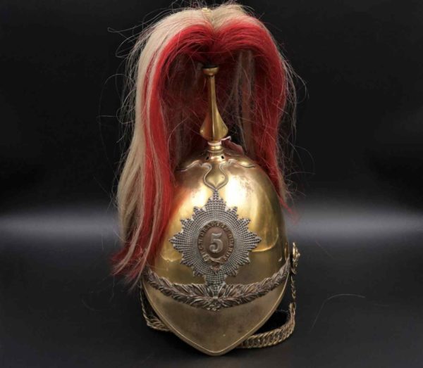 05 - 163.1_Royal Dragoon Guards Cavalry Helmet with Case_95721