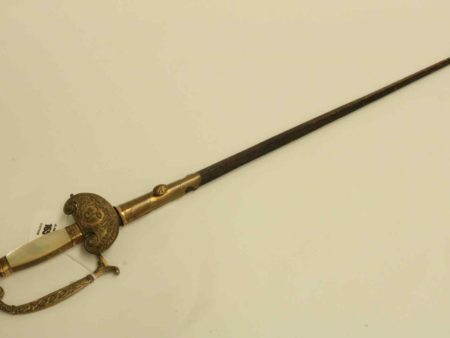 05 - 165.1_18th Century Court Sword with Mother of Pearl Hilt_95723
