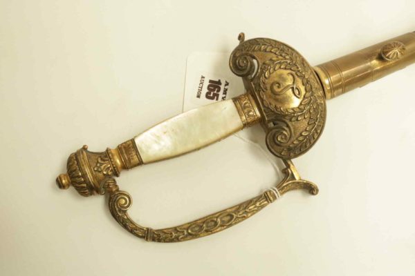05 - 165.2_18th Century Court Sword with Mother of Pearl Hilt_95723