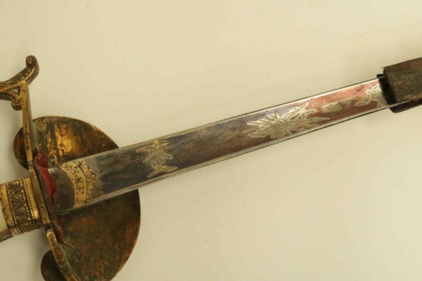 05 - 165.4_18th Century Court Sword with Mother of Pearl Hilt_95723