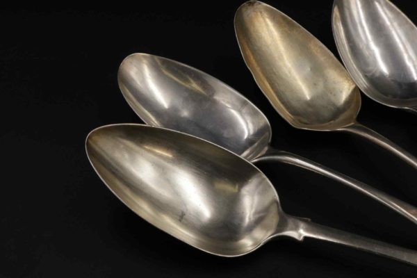 05 - 174.2_Four Silver Dessert Spoons Exeter 1860_95732