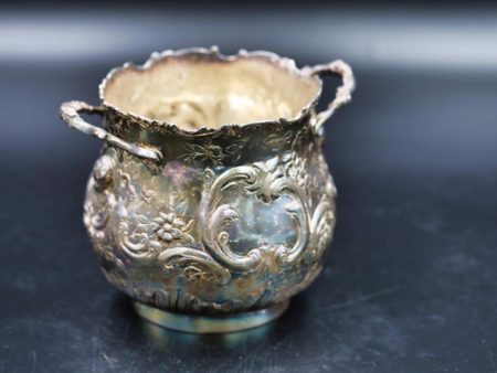 05 - 175.1_Silver Metal Bowl with Victorian Repousse_98421