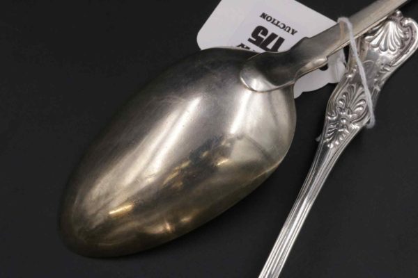 05 - 175.3_Silver Basting Spoon and Sauce Ladle_95768