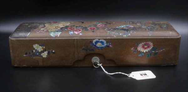 05 - 18.1_Antique Lacquered Japanese Document Box_95575