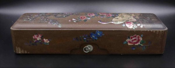 05 - 18.3_Antique Lacquered Japanese Document Box_95575