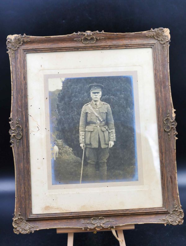 05 - 190.1_Framed WW1 picture of British Officer in Uniform_98436