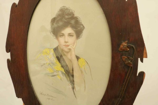 05 - 209.4_Kimono Girl by Philip Boileau in Art Nouveau Frame_95802