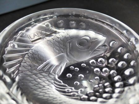 05 - 210.1_Lalique French art glass fish dish_98456