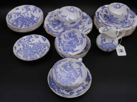 05 - 210.1_Royal Worcester Blue Dragon Part Tea Set_95803