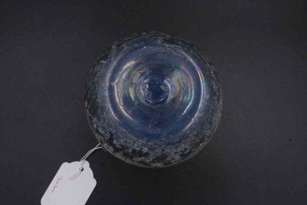 05 - 211.7_Scavo Murano Glass Vase in Slate Blue and Cream_95804