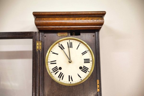 05 - 217.7_Lovely large decorative period clocking in clock_98463