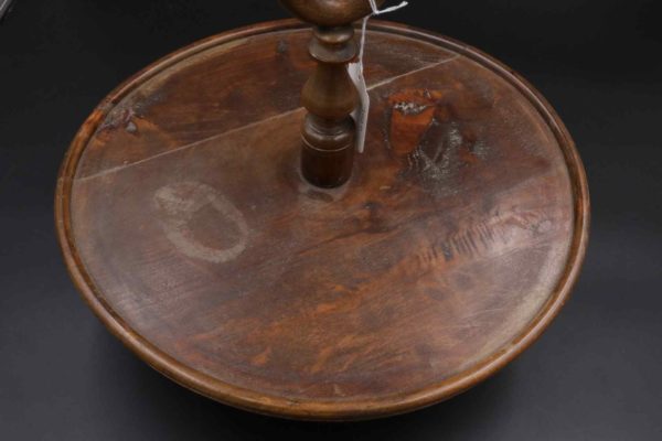 05 - 219.3_Victorian Oak Cake Stand Lazy Susan style_95812