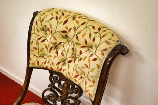 05 - 228.5_Reupholstered Victorian decorative chair_98474