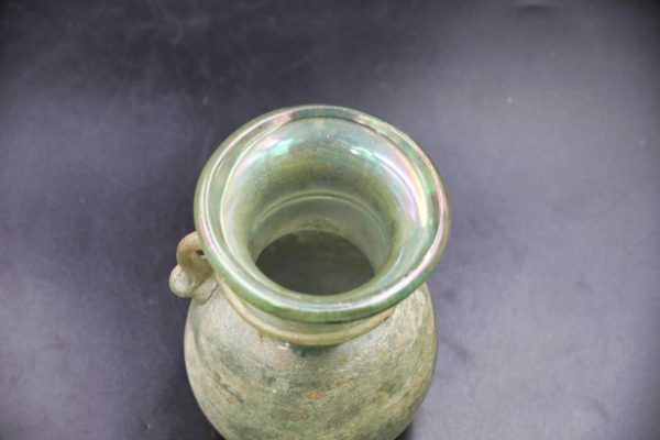 05 - 229.4_Roman style blown glass vase with handle_98475