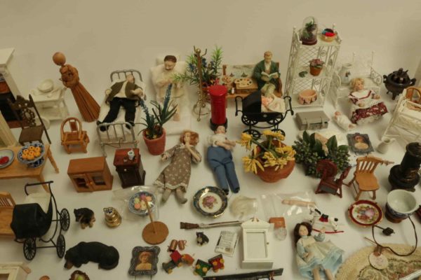 05 - 241.4_3 Vintage Boxes of Dolls House Accessories_95834