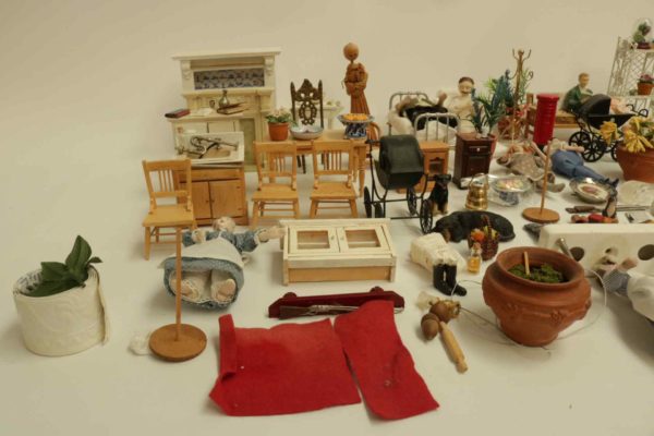 05 - 241.6_3 Vintage Boxes of Dolls House Accessories_95834
