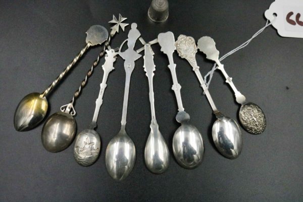 05 - 243.6_x8 Silver collectable spoons_98492