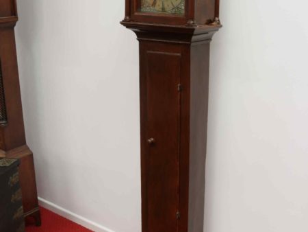 05 - 252.1_Early Antique Oak Longcase Grandfather Clock_98501