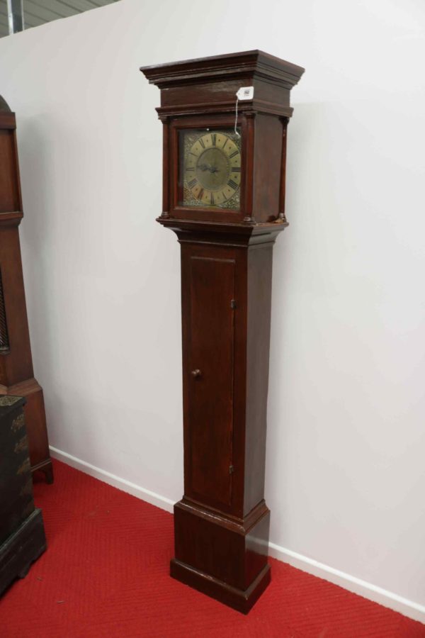 05 - 252.2_Early Antique Oak Longcase Grandfather Clock_95847