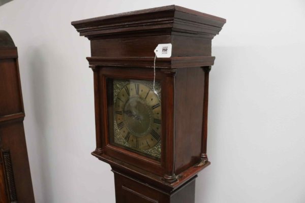 05 - 252.2_Early Antique Oak Longcase Grandfather Clock_98501