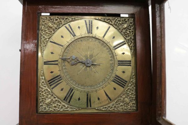 05 - 252.6_Early Antique Oak Longcase Grandfather Clock_98501