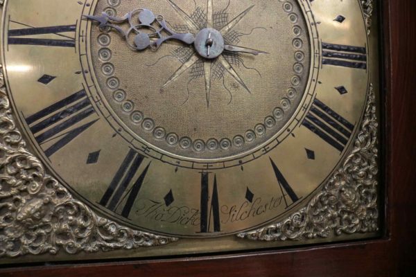 05 - 252.7_Early Antique Oak Longcase Grandfather Clock_98501