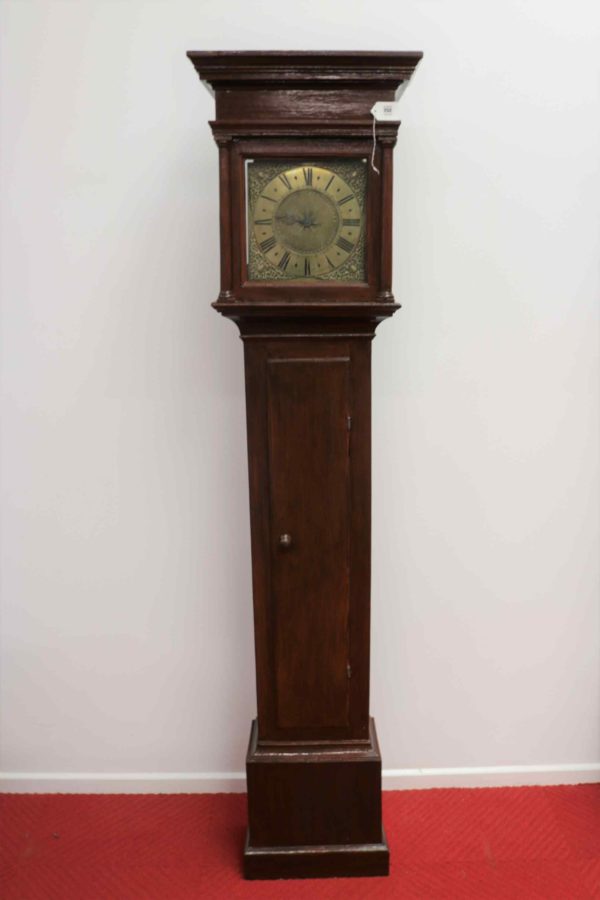 05 - 252.8_Early Antique Oak Longcase Grandfather Clock_98501