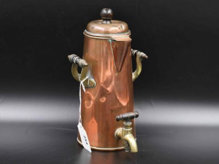 05 - 254.1_Victorian Copper Brass jacketed coffee pot_98753