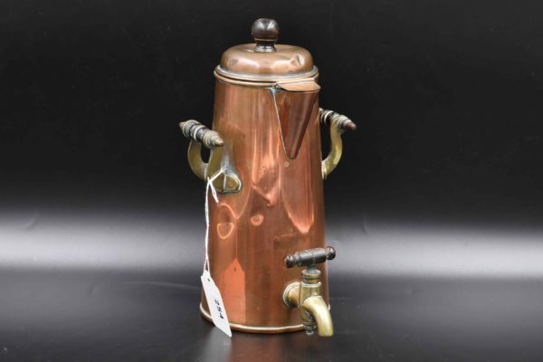 05 - 254.1_Victorian Copper Brass jacketed coffee pot_98753