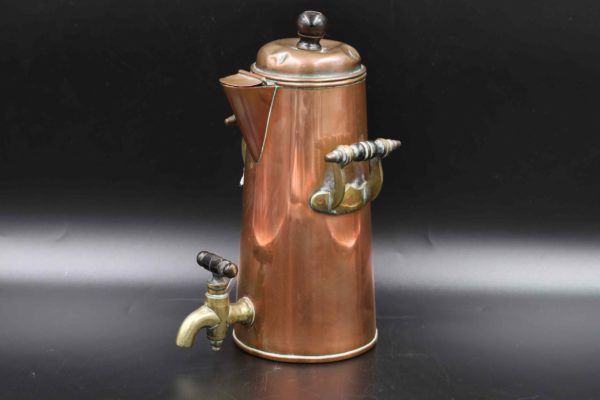 05 - 254.2_Victorian Copper Brass jacketed coffee pot_98753