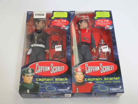 05 - 269.1_Captain Scarlett Captain Black 12 Boxed Action figures_98768