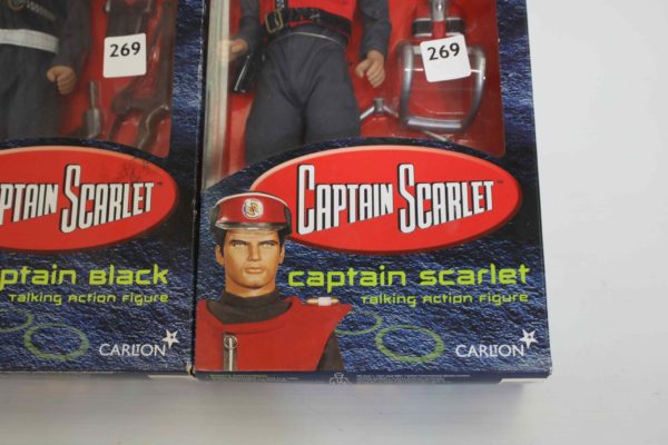 05 - 269.3_Captain Scarlett Captain Black 12 Boxed Action figures_98768