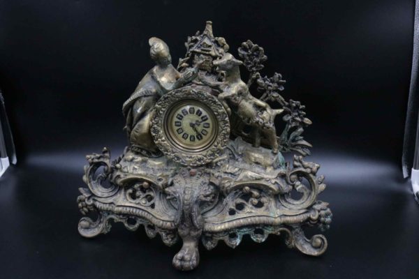 05 - 269.4_Meccedes Made in Germany Brass Mantle Clock_95909